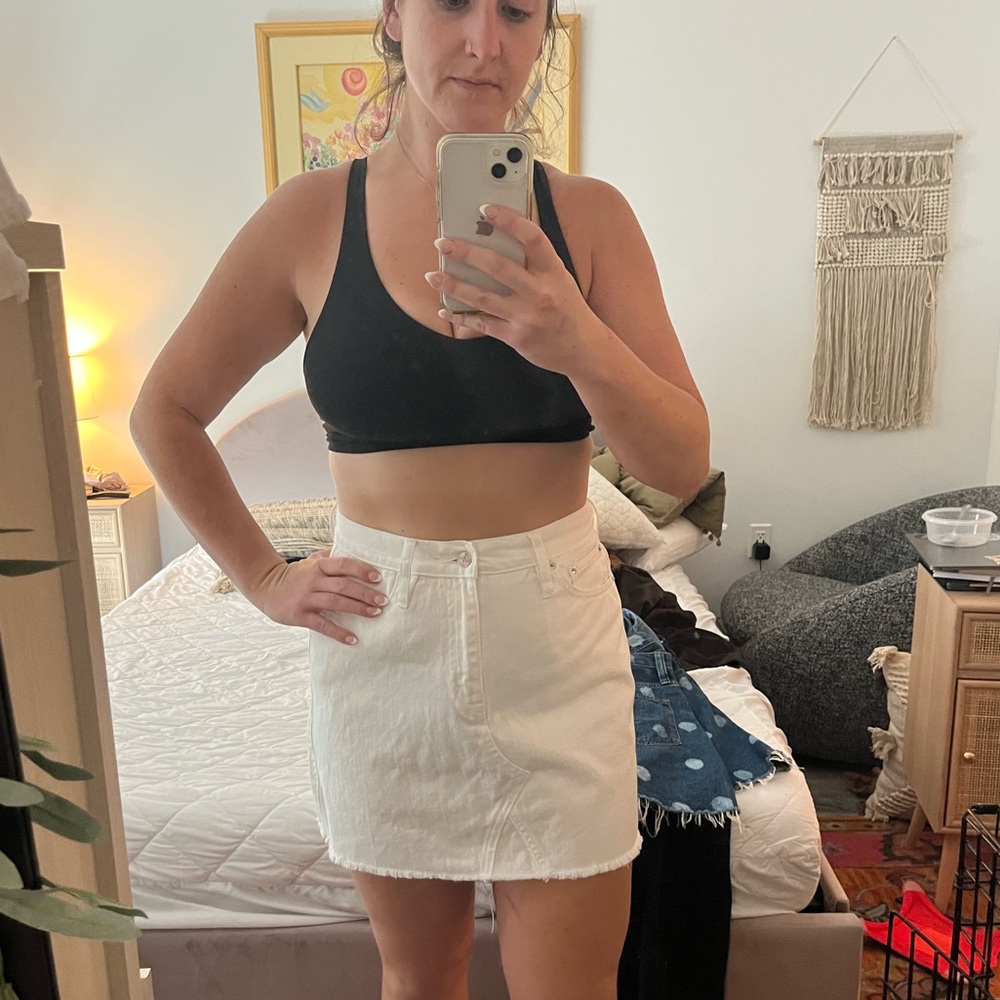 J Crew denim skirt